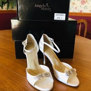 Angela Nuran Astoria Dyeable Wedding Shoes